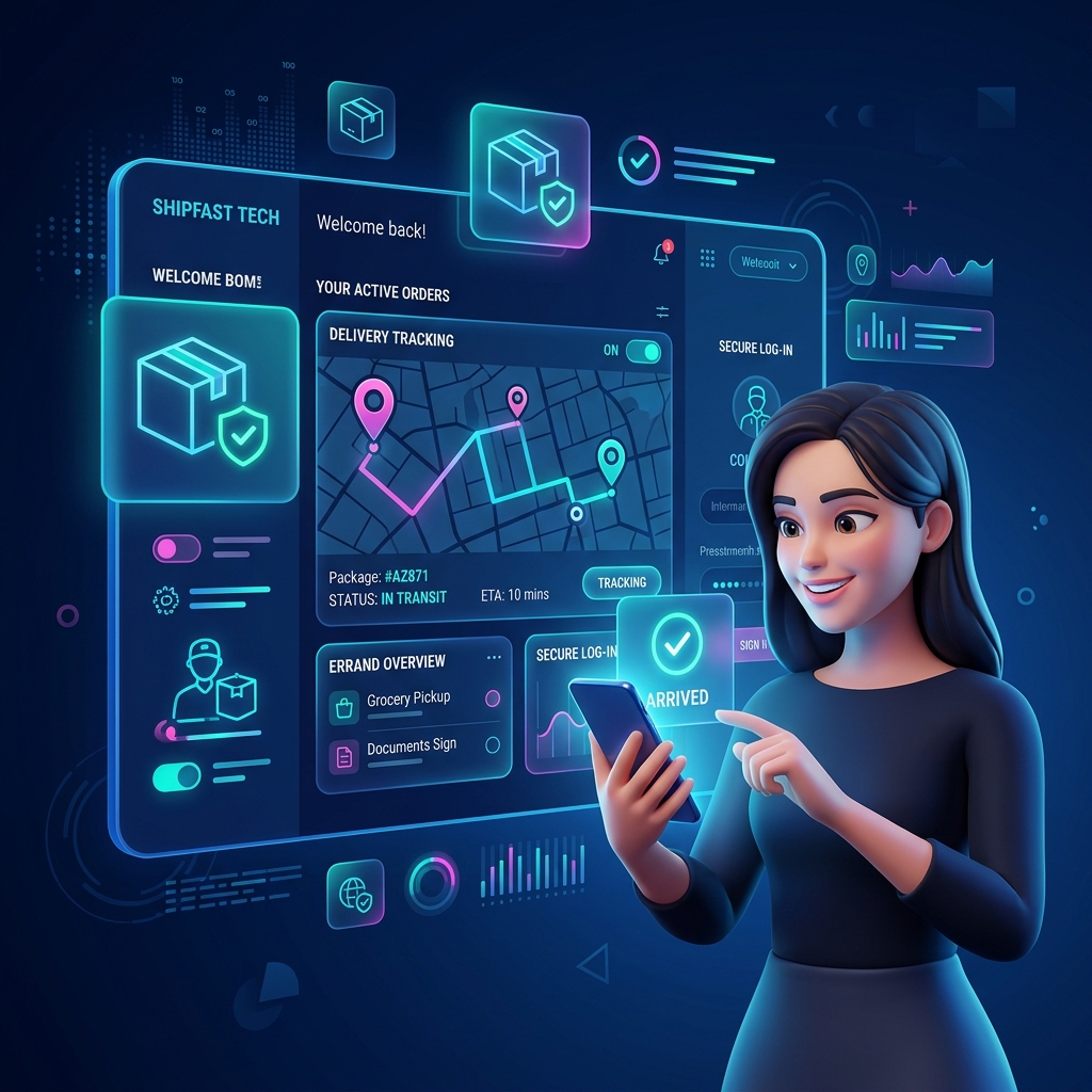 Customer Login Illustration